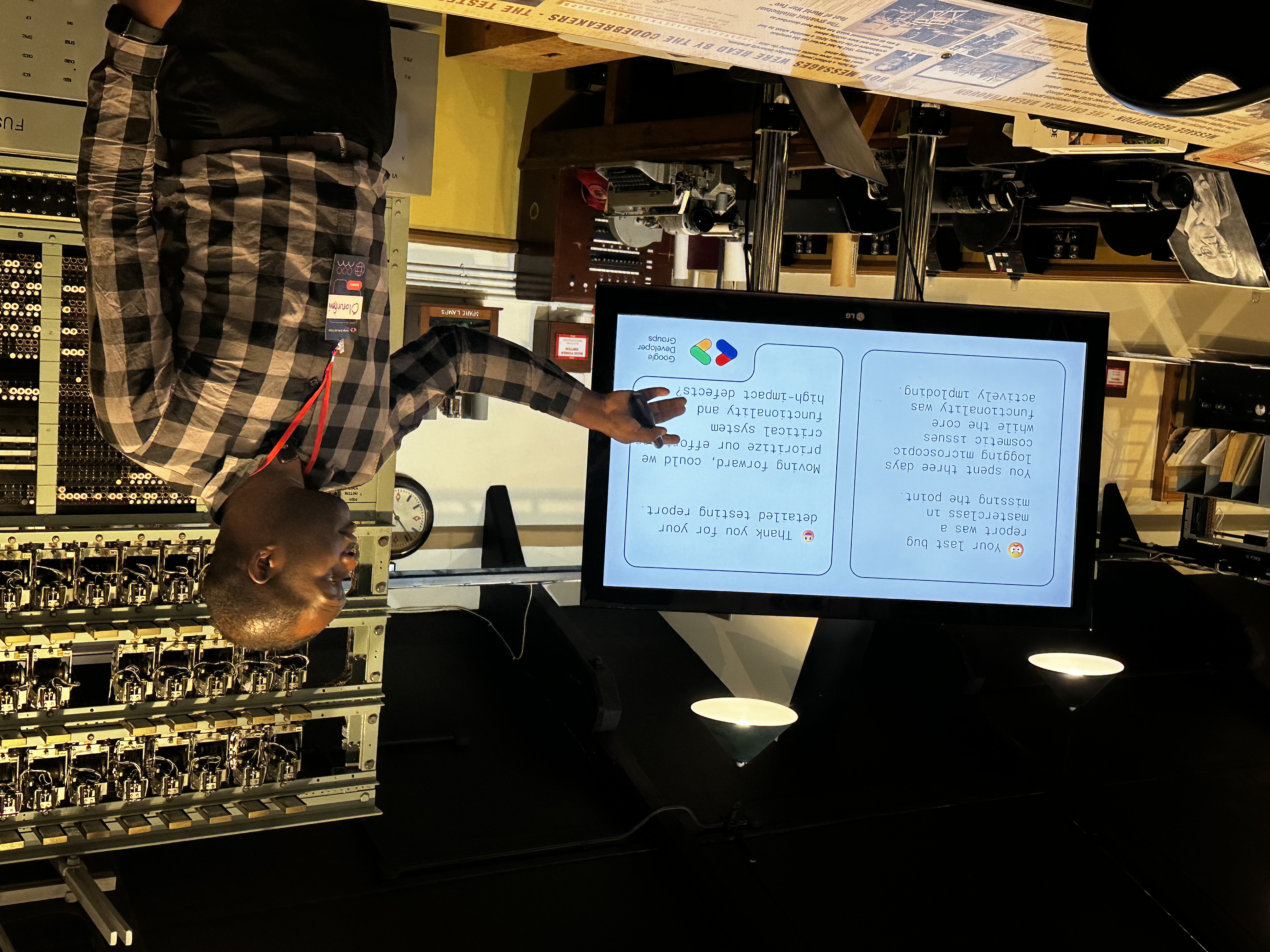 Olorunfemi Davis on stage