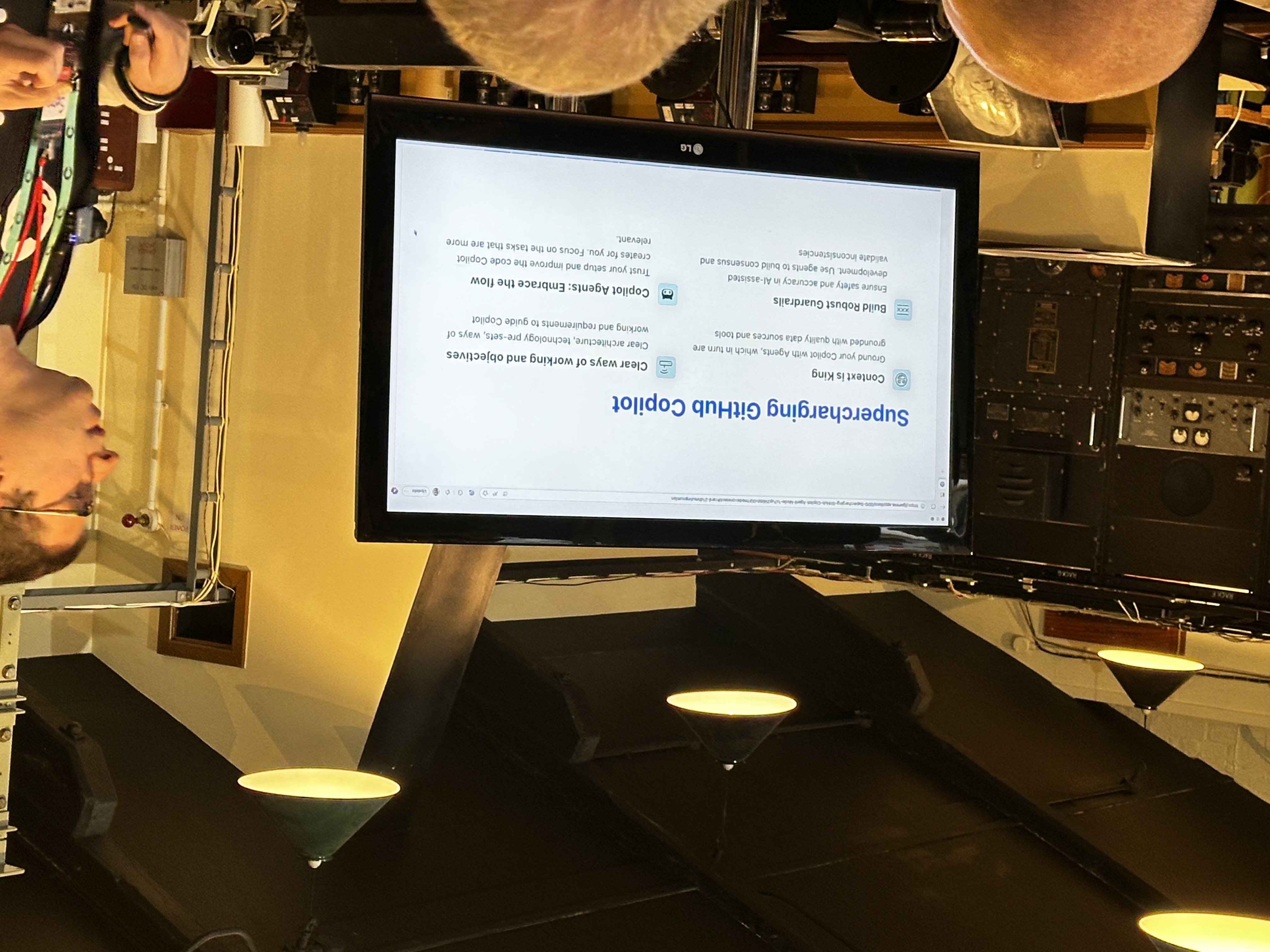 Sergio Sisternes on stage